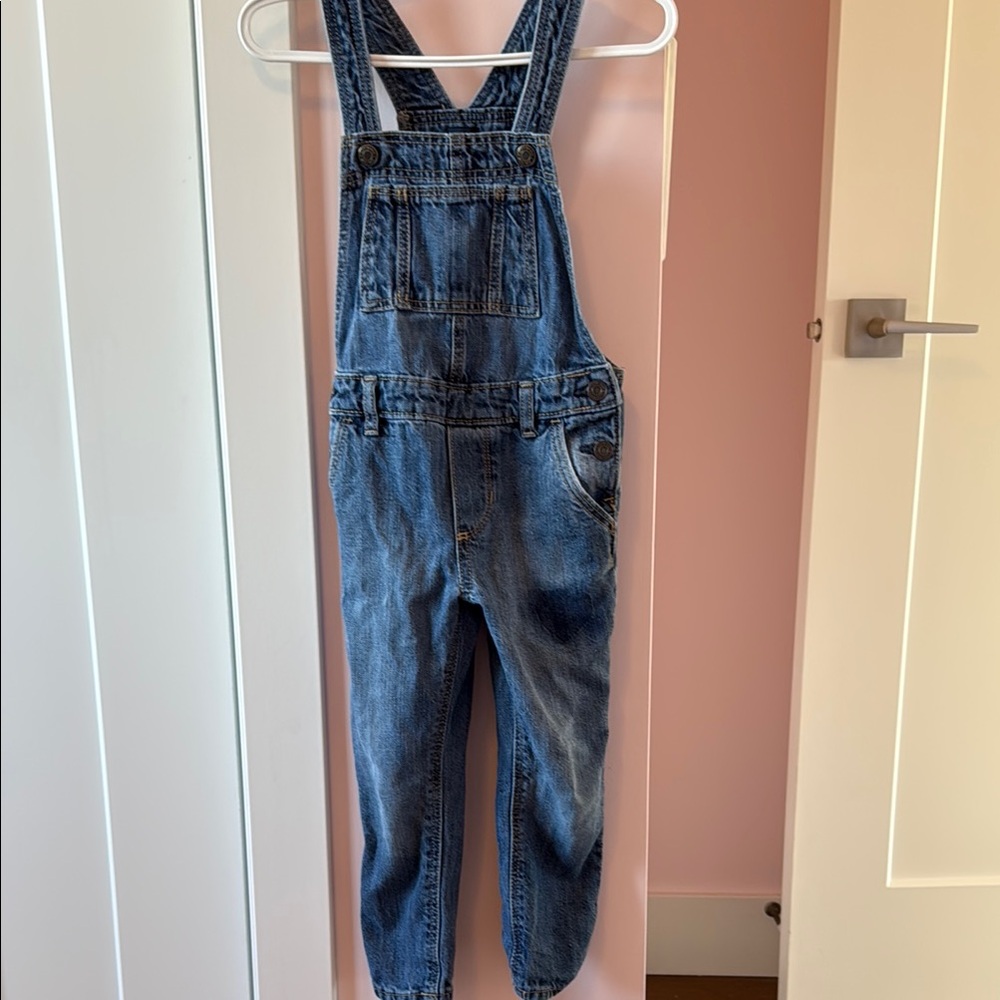 Blue Denim Overalls 3T